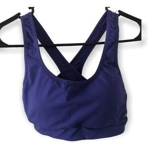 3/$15 Dick’s sporting goods blue athletic sports bra with cross back straps